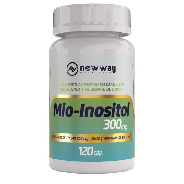 Mio Inositol com Vitamina D + Zinco + Cromo + Vitamina K + Vitamina B6 + Vitamina B1 120 Capsulas 300mg