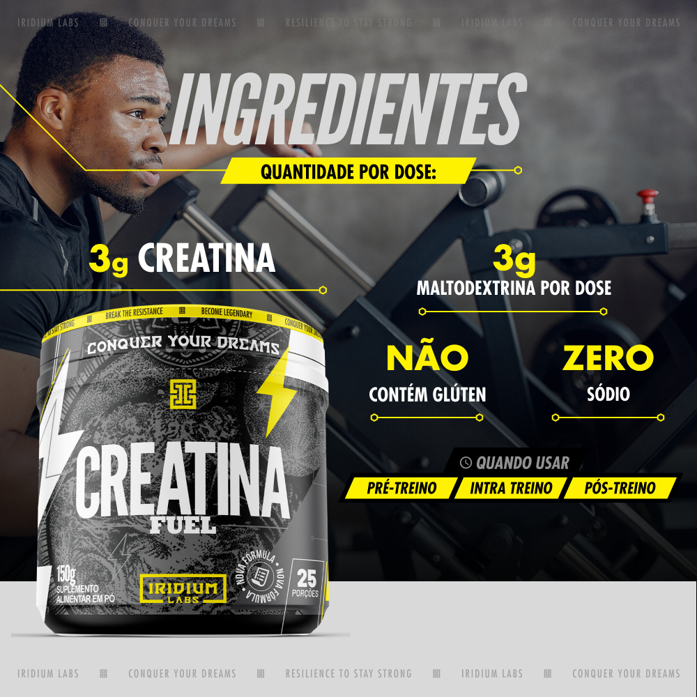 Detalhes do Kit Creatina Monohidratada Fuel 150g + Kimera Night + Soma Pro Woman + Porta Cáps