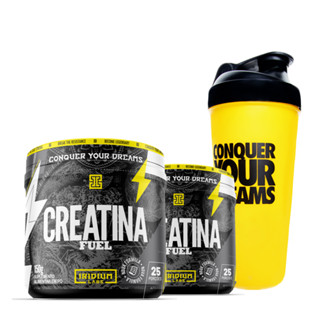 Kit 2x Creatina Fuel Monohidratada 150g + Coqueteleira 600ml - Iridium Labs