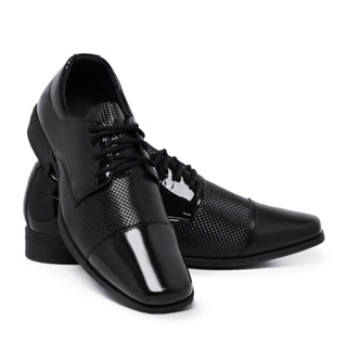 Sapato Social Masculino 701 Preto Casamento Formatura Estilo Italiano Bico Quadrado em Oferta na Shopee