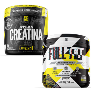 Full Tilt Pré-treino - 150g + Atlas Creatina - 90g - Iridium Labs