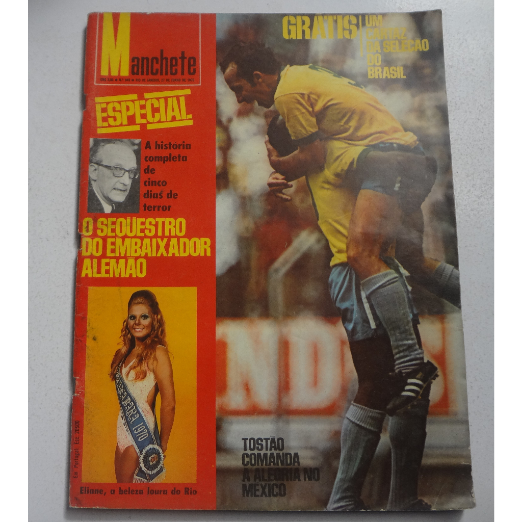 Revista Manchete 27 De Junho 1970 Especial