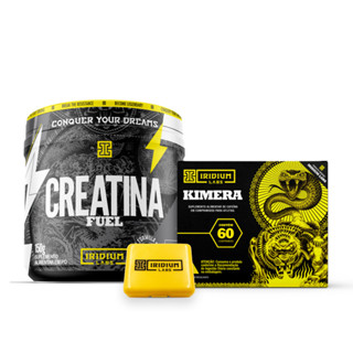 Kit Creatina Monohidratada Fuel 150g + Kimera Thermo + Porta Cáps