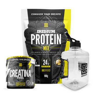 Kit Whey Protein Mix + Creatina Fuel Monohidratada 150g + Galão 1,5l - Iridium Labs