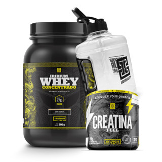 Kit Whey Protein Concentrado + Creatina Fuel Monohidratada 150g + Galão 1,5L- Iridium Labs