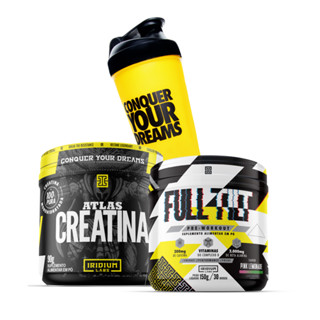Full Tilt Pré-treino - 150g + Atlas Creatina - 90g + Coqueteleira - Iridium Labs