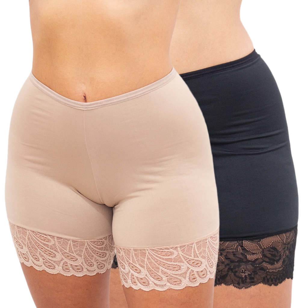 2 Short Segunda Anágua Para Não Assar Nas Pernas Vestido - Lafar