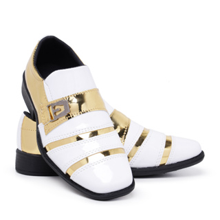 Sapato Social Infantil Masculino 443 Cores Pajem Casamento Durável Conforto Estilo Italiano em Oferta na Shopee