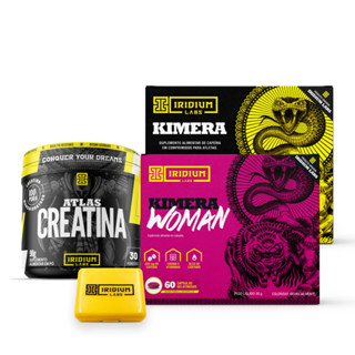 Kit Kimera Thermo + Kimera Woman + Creatina 90g + Porta Caps