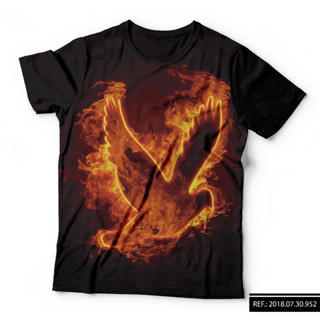 Camiseta pombo Espírito Santo fogo Cristã religiosa