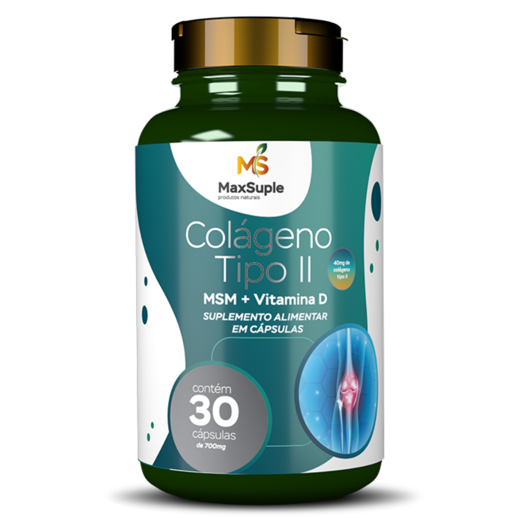 Colágeno Tipo 2 UC2 40mg Concentrado 1 cápsula ao dia