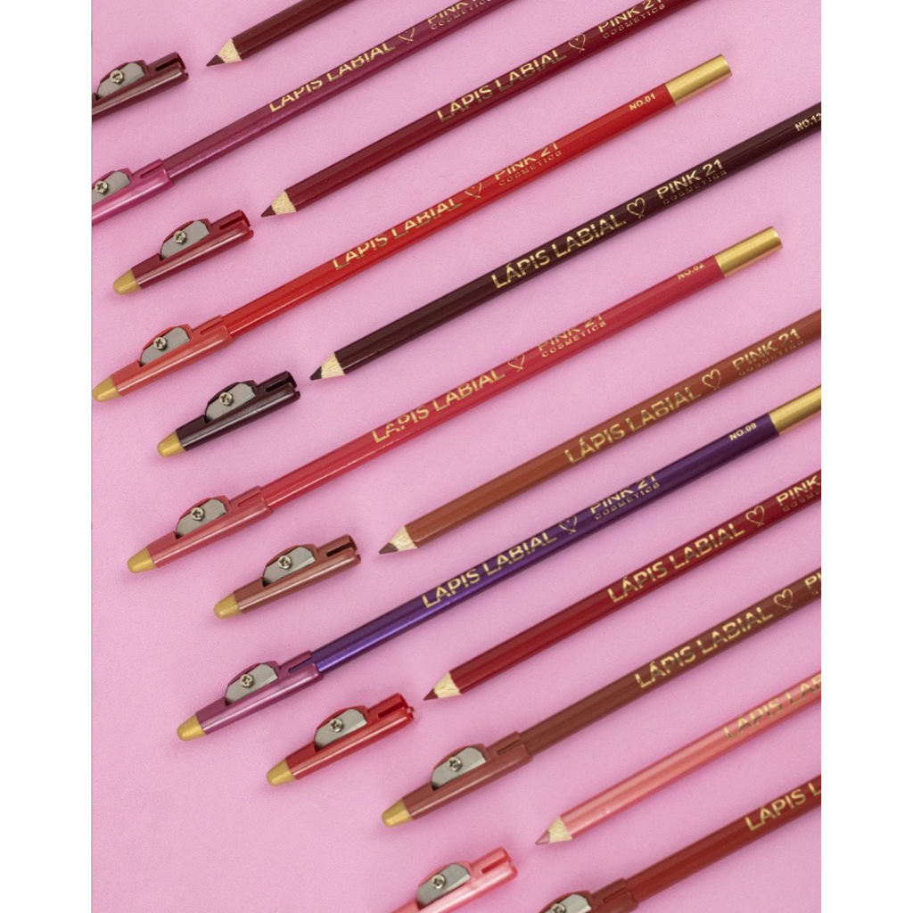 Lápis de Boca Labial Com Apontador - Pink 21