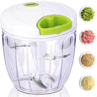 Processador Manual de Alimentos Diversos 5 Lâminas Grande 900ml