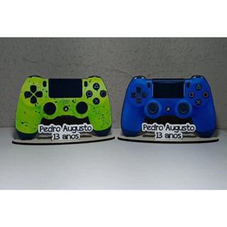 Centro de mesa em MDF PlayStation Controle - Várias cores