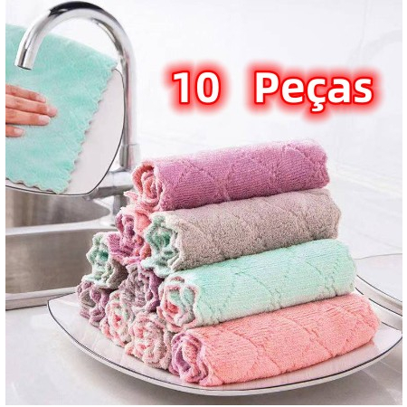 Pano De Prato Forte Absorção De Água Microfibras Pano Artigos De Cozinha Casa Promoção