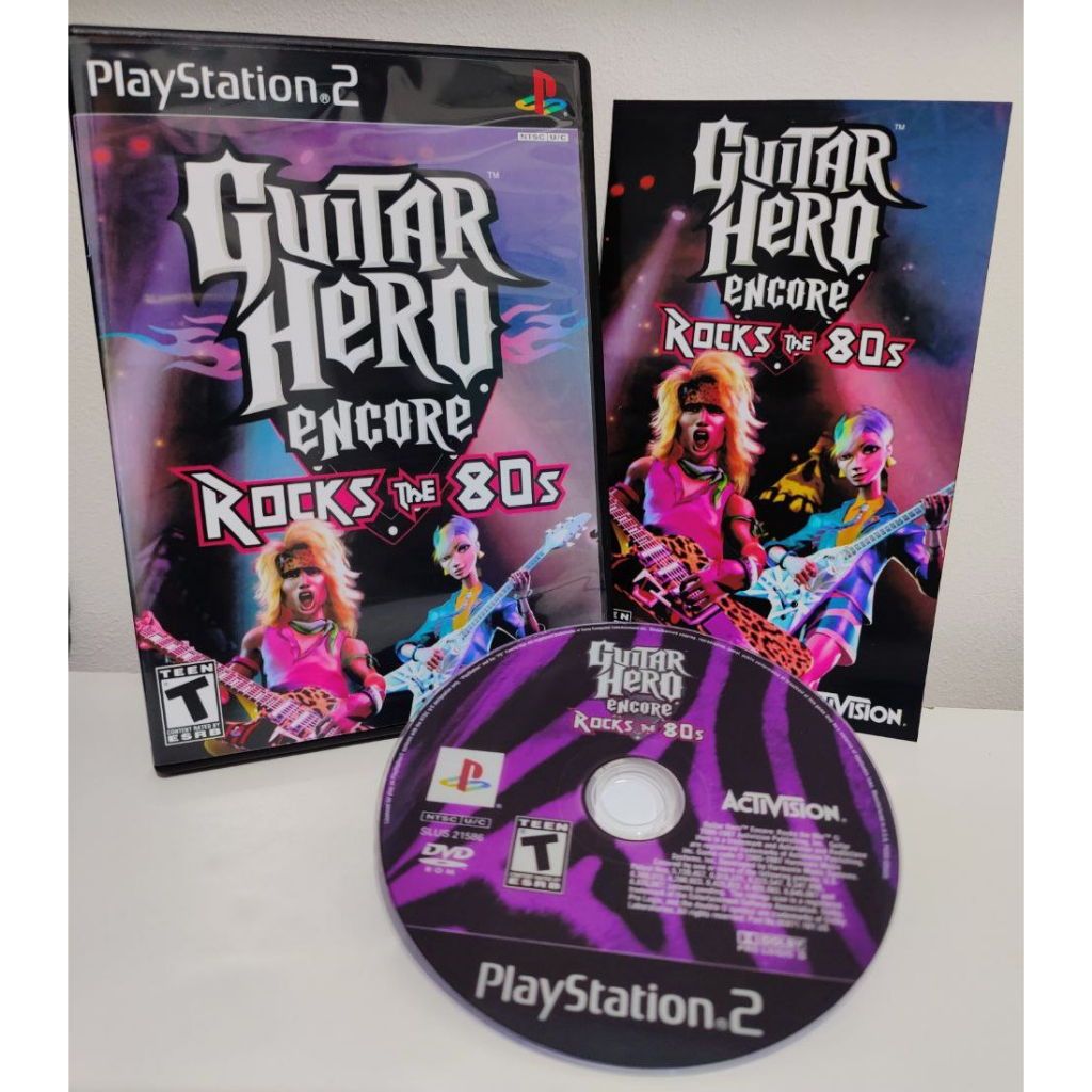 Guitar Hero Encore 80's - PS2
