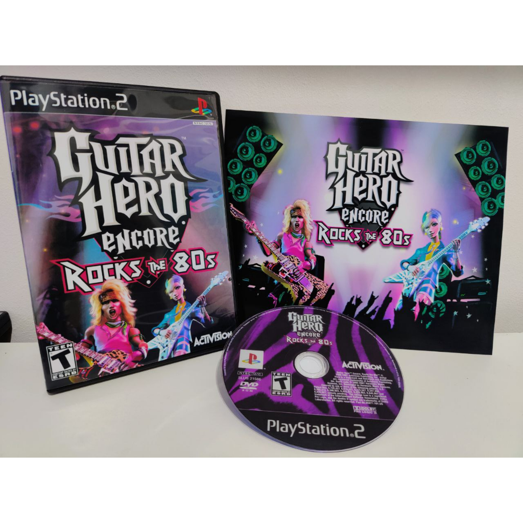Guitar Hero Encore 80's - Playstation 2