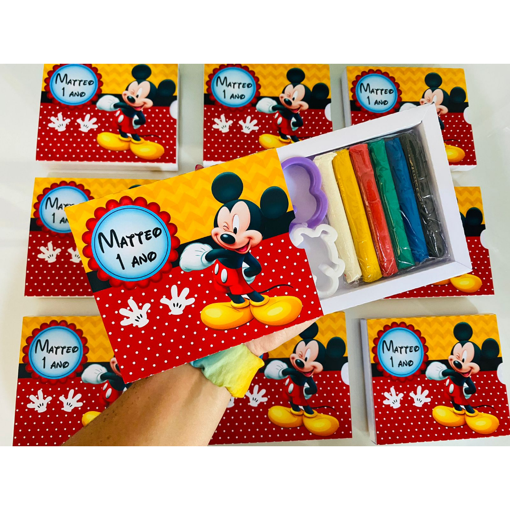 20 Kits Personalizados Massinha + molde (TODOS OS TEMAS)