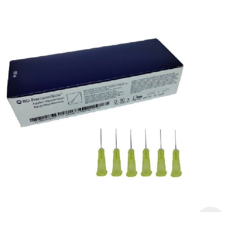 Agulha 13x30 BD /30G 100 unidades (Amarela) em Oferta na Shopee
