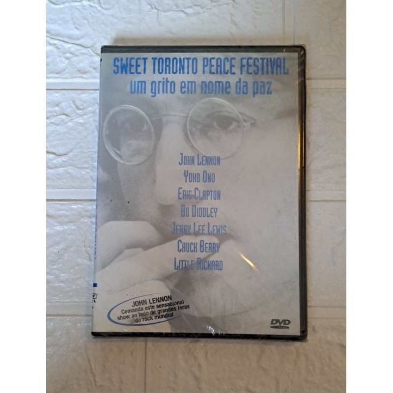 DVD Lacrado - SWEET TORONTO PEACE FESTIVALUm grito em nome da paz 
JOHn LENON
YOKO ONO  
ERIC CLAPTON 
BO DIDDLEY
JERRY LEE LEWIs
CHUCH BERRY
LITTLE RICHARD
