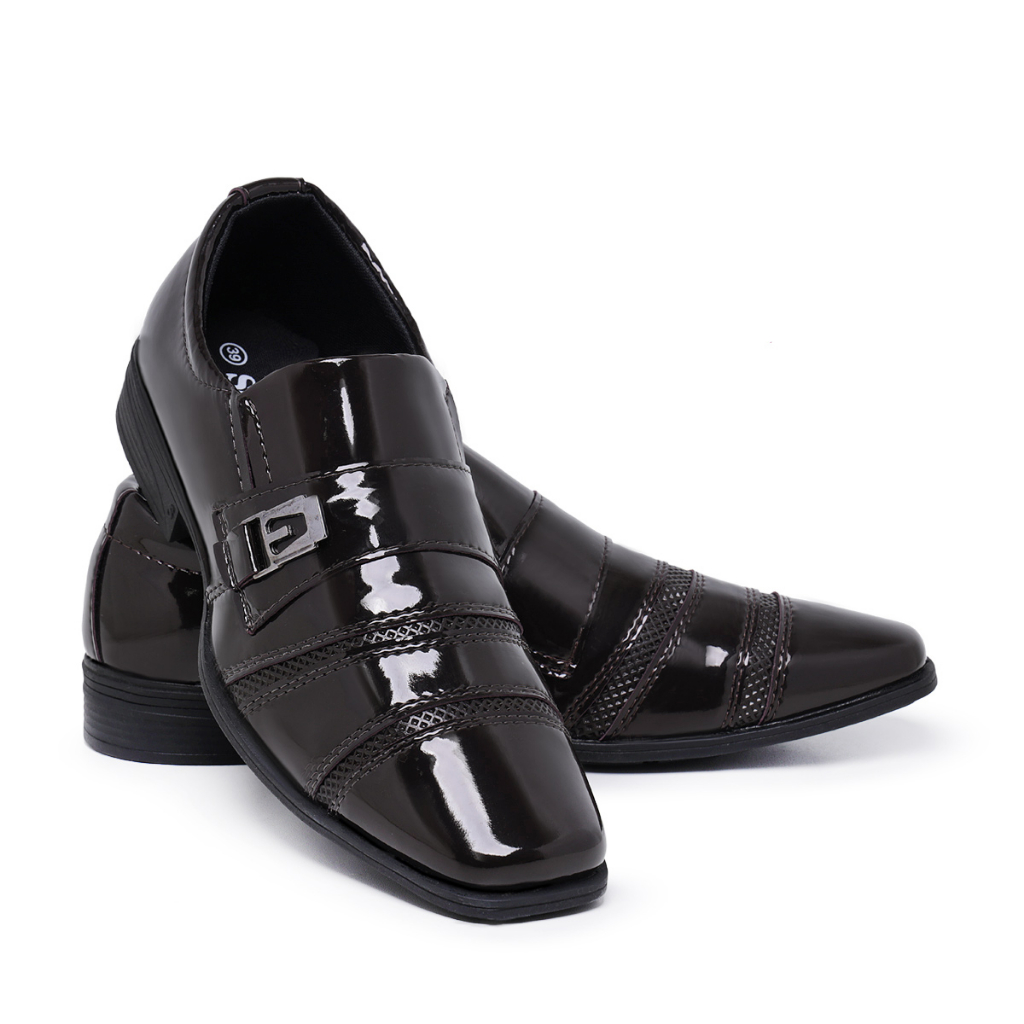 Sapato Social Masculino 703 Cores Casual Casamento Uniforme Formatura Barato