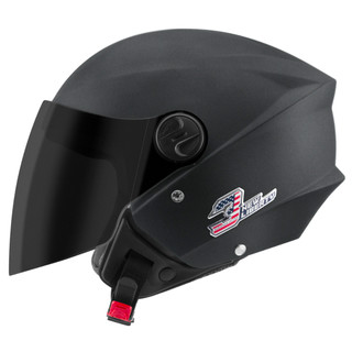 Capacete Pro Tork Preto New Liberty 3 Elite Viseira Fumê
