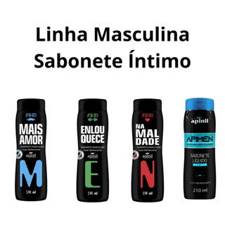 Kit com 24 Sabonetes Íntimo Apinil com Quatro Fragância.