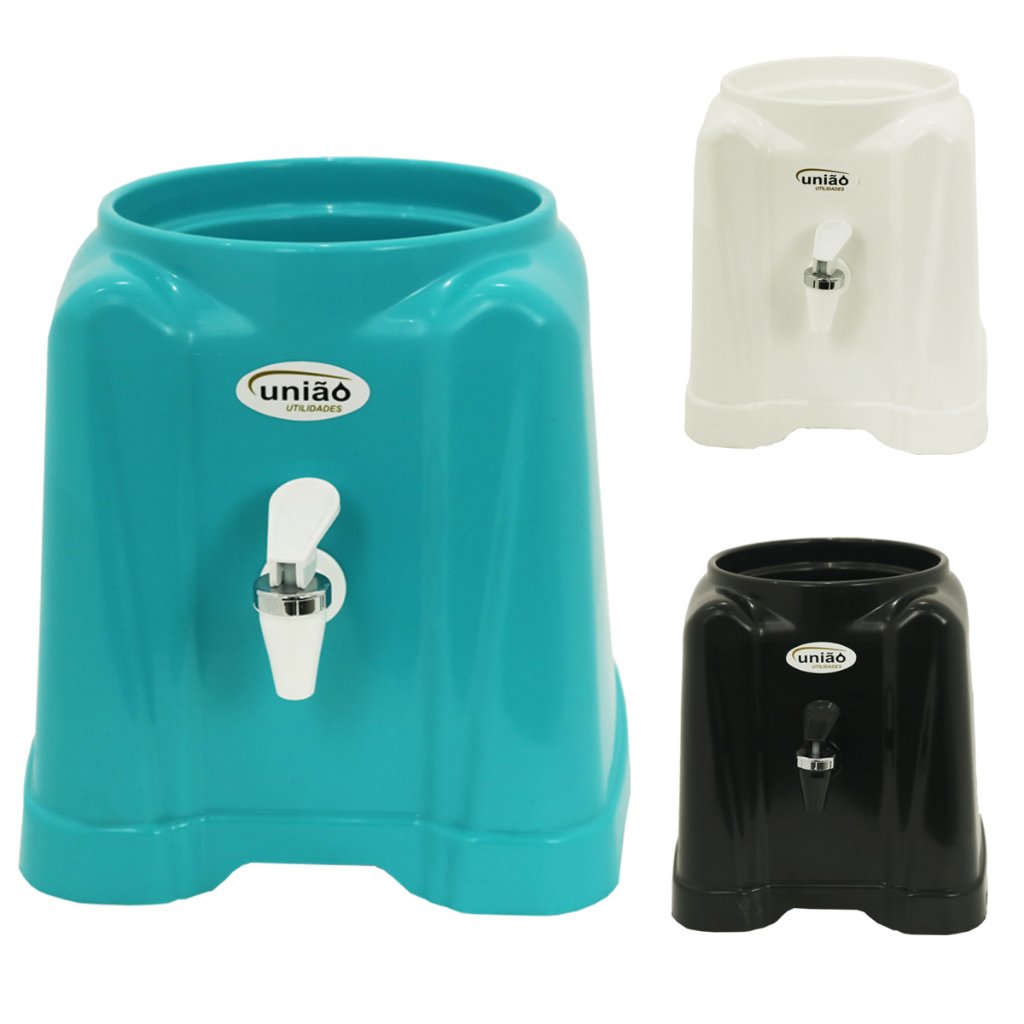 Suporte Para Galão Garrafão de Água Preto Branco e Azul em Oferta na Shopee