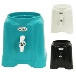 Suporte Para Galão Garrafão de Água Preto Branco e Azul