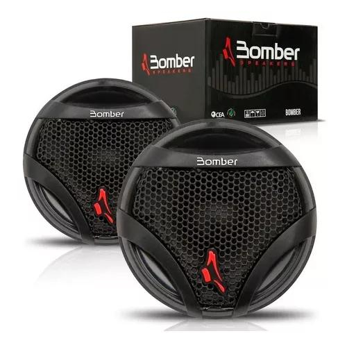 Imagem Par Mini Tweeter Bomber Upgrade 120w Rms 4 Ohms