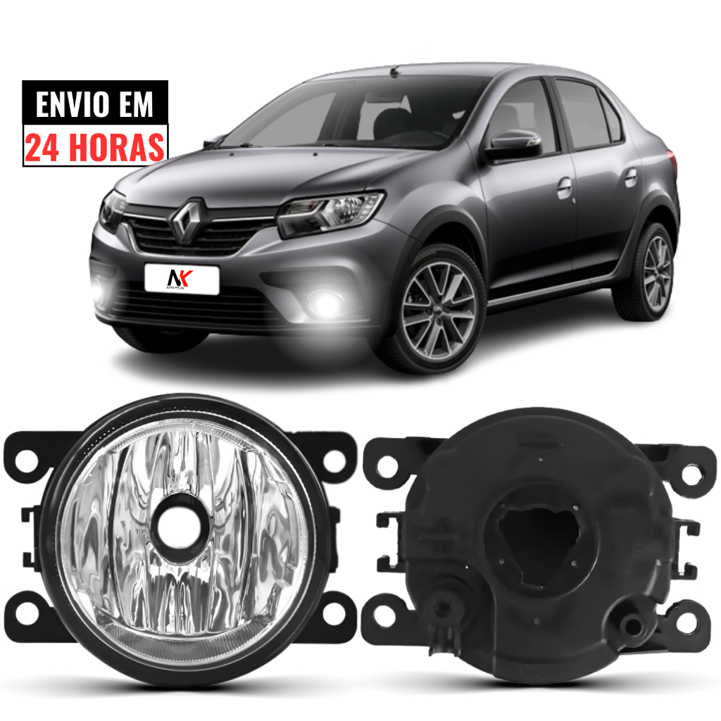 Farol Milha Renault Logan 2014 2015 2016 em Oferta na Shopee
