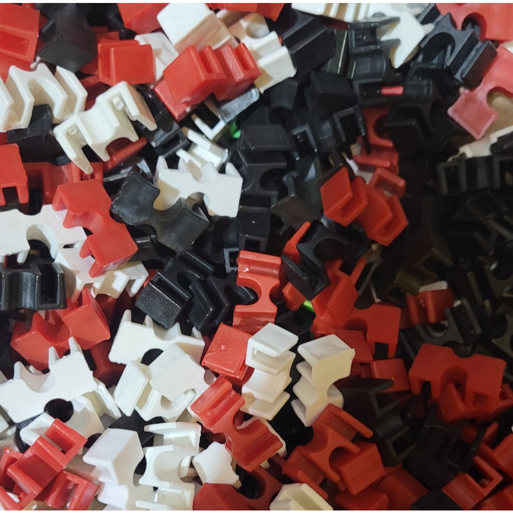 Kit 100 Suporte Hashi, adaptador, borrachinha, clip, moto, cabo freio, organizador em Oferta na Shopee