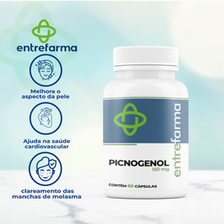 Picnogenol 150mg Antioxidante Melhora Da Circulação Sanguínea 60 Cápsulas