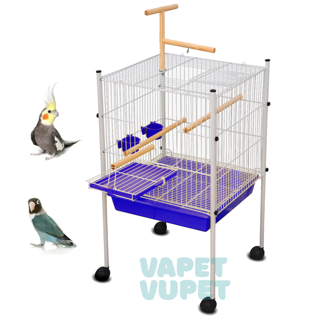 Gaiola Popular Viveiro Para Calopsita Cocota Jandaia Pássaro Playground