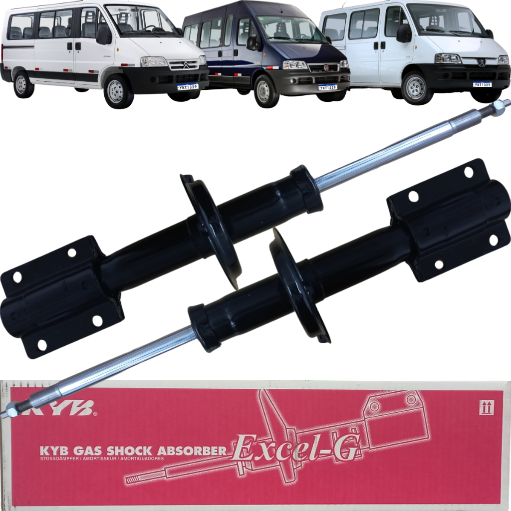 Par de Amortecedor Diant KYB Jumper Ducato Boxer 1994 a 2017