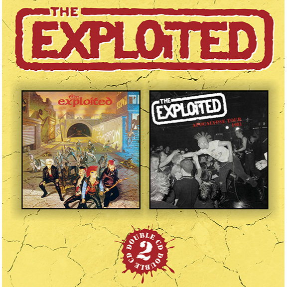 THE EXPLOITED - TROOPS OF TOMORROW / APOCALYPSE TOUR 1981 - DOUBLE CD (DIGIPACK) (ROCK BRIGADE RECORDS / PUNK/HARDCORE) CD