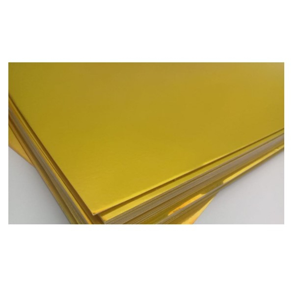 Lamicote dourado [laminado] A4 - 10 fls 250 gr