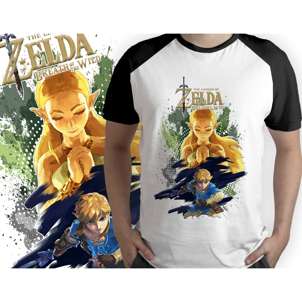 Camisa jogo Game rpg zelda Geek nerd games Personalizada