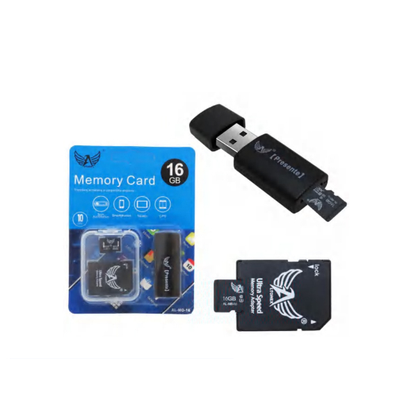 Cartão De Memória classe 10 4GB 8GB 16GB 32GB 64GB Micro SD Adaptador Sd + Pen Drive Usb