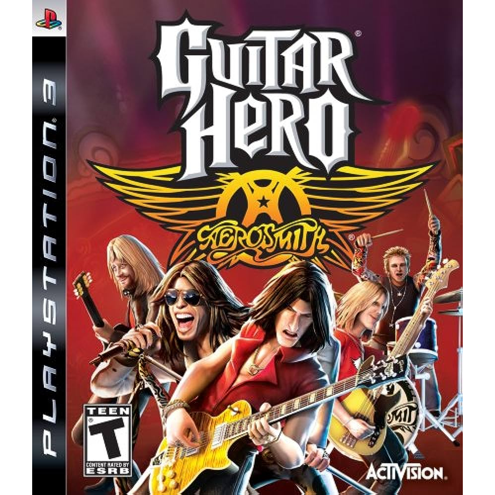 GUITAR HERO AEROSMITH - FUNCIONA CONTROLE - PS3 MIDIA FISICA ORIGINAL