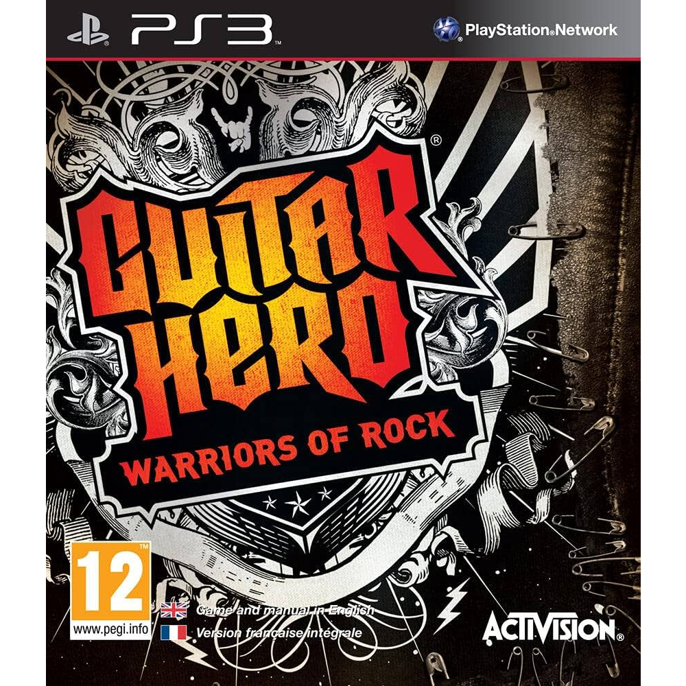 GUITAR HERO WARRIORS OF ROCK   -PS3  JOGO ORIGINAL MIDIA FISICA