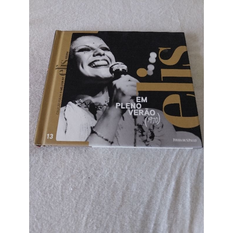 Cd Elis Regina  - Em pleno verão Coleção Folha de São Paulo