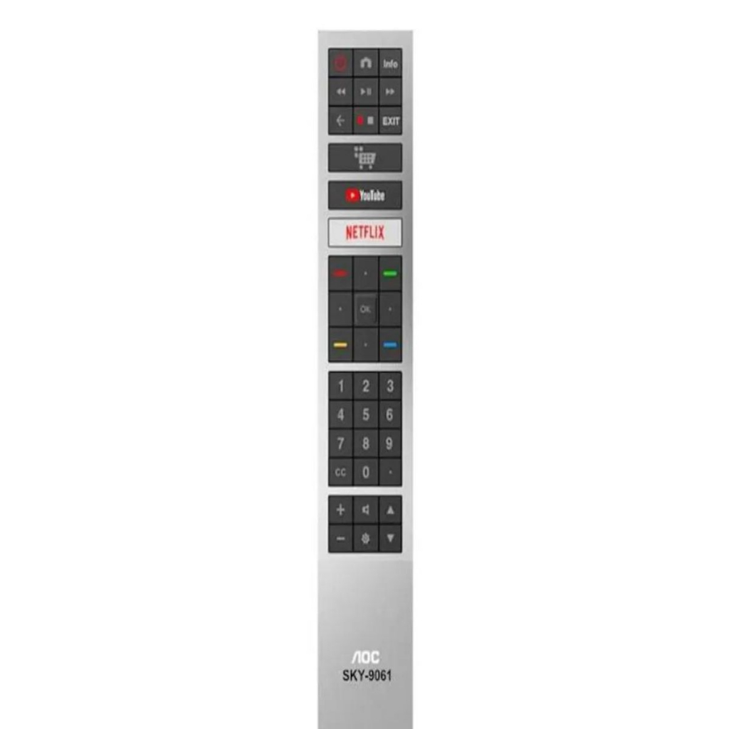 CONTROLE REMOTO TV AOC LED SMART TV 4K - YOUTUBE NETFLIX