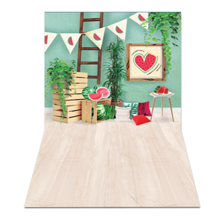 Fundo Fotográfico Smash Melancia Em Tecido PN-0340 em Oferta na Shopee