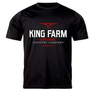 Camiseta Gola Redonda Country King Farm Cowboy Moda Roça Várias Cores