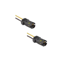 02 Soquete Com Fio Lampada Esmagada 5 Watts T10 Dm2016