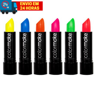 Batom Color Make Profissional ORIGINAL Várias Cores para Carnaval Maquiagem Halloween Fantasia Cosplay