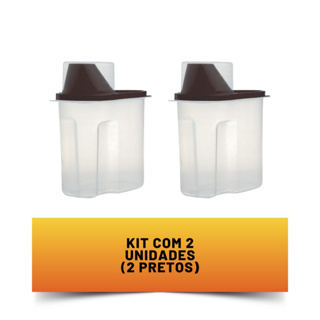 KIT com 2 unid. Jarra Multiuso Porta Sabão Organizador com Medidor - Resistente 1,7 Litros em Oferta na Shopee