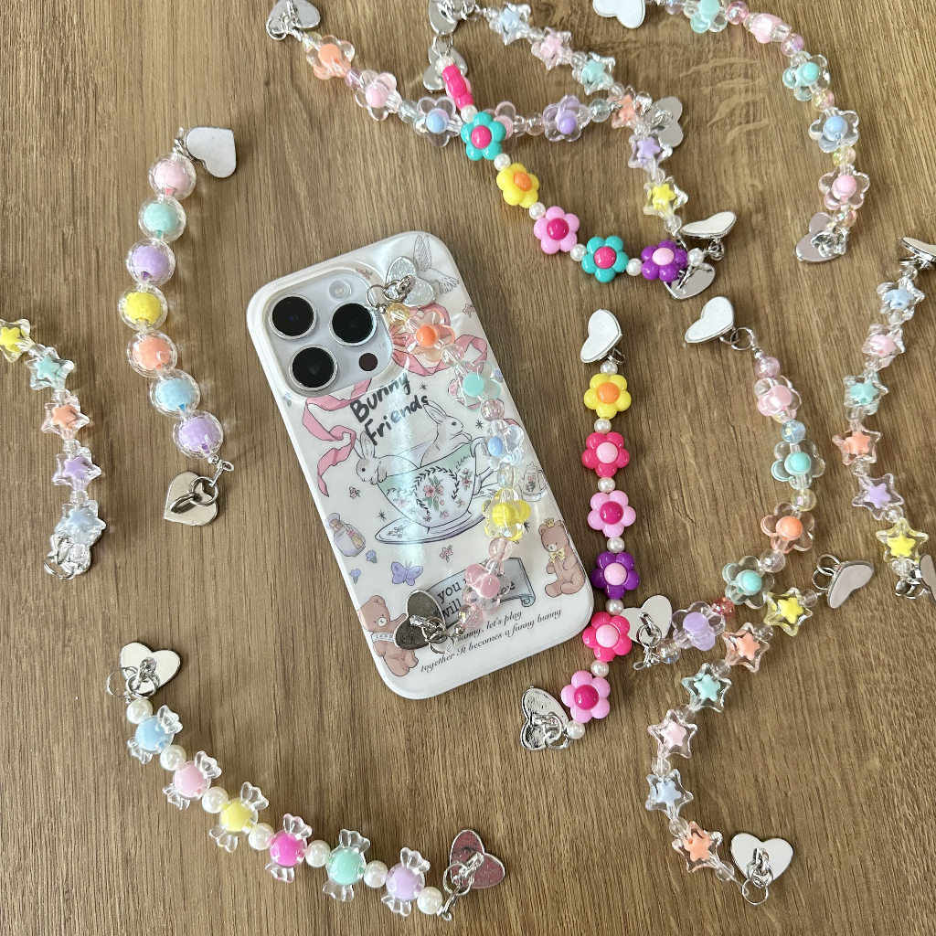 Cordinha Para Celulares Suporte Corrente De Mão Para Capa de Celular Detalhada Acessório Para Celular Suporte