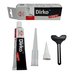 Cola De Silicone Alta Temperatura Junta Liquida Preto Motor Câmbio 70ml Dirko 315° Elring